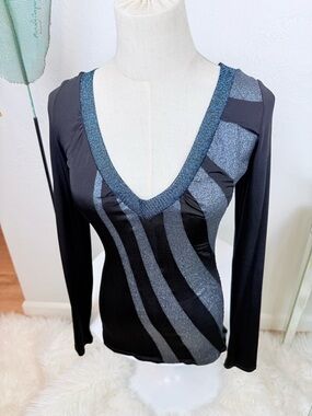 Custo Barcelona Reversible Luxury Knit Top - Made in Spain Size2/M